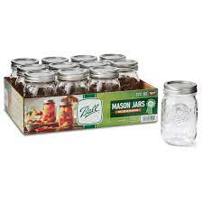 Maybe you would like to learn more about one of these? Ball Glass Mason Jar With Lid Band Regular Mouth 16 Oz 12 Count Walmart Com Walmart Com
