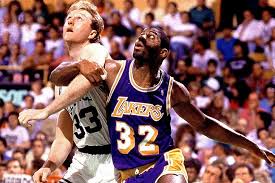 Bet on the basketball match boston celtics vs los angeles lakers and win skins. Hd Wallpaper Nba Basketball Larry Bird Boston Celtics Boston Magic Johnson Los Angeles Los Angeles Lakers Wallpaper Flare