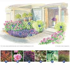 A Welcoming Entry Garden Flower Garden Plans Garden Planning Landscape Plans