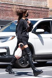 And its been revealed that the duo have been together for months, as early as march, per tmz. Irina Shayk Is Rocker Chic In Graphic Dmx Shirt Thigh High Boots Footwear News