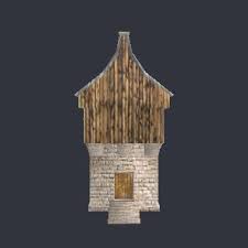 Yobi3d Free 3d Model Search Engine 3d Model Medieval Houses Model
