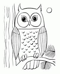 Dibujos Para Colorear De Buhos