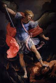 Both works have been located in the louvre in paris since 1667. File Guidoreni Michaeldefeatssatan Jpg Wikimedia Commons