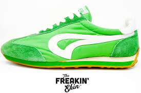 Vintage Super Brand 70s 80s Green Sneakers The Freakin Ekin Retro Sneakers Vintage Sneakers Sneakers