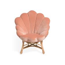 furniture dainty soft this pink shell chair gives you a very feminine delicate look next to a vintage make up desk in a very f chair vintage chairs home