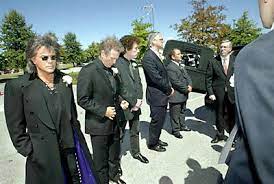 Johny Cash Funeral Marty Stuart Left Larry Gatlin And Randy Scruggs Were Among The Grievers Johnny Cash Art Johnny Cash Johnny And June