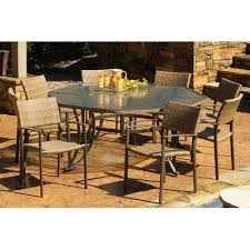 Izetta 9 Piece Dining Set Patio Dining Set Patio Dining Patio Furniture Sets