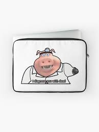 I Diagnose You With Dead Laptop Sleeve By Henbasile Redbubble