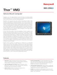 Discovered in 2004, graphene gave rise to a new wave of research in electronics. Thor Vm3 Vehicle Mount Computer Honeywell Manualzz