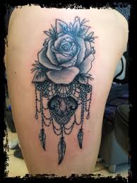 Black And Grey Flower Tattoos With Color Rose Tattoo Black Grey Color Shading Lace Moko Tattoostudio Merzig Saarland Realistic Tattoo Studio Schwarze Tattoos Schwarze Und Graue Tattoos