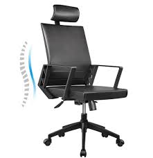 special offers office chair high back leather executive computer desk chair adjustable tilt angle headrest lumbar computer desk chair office chair desk chair