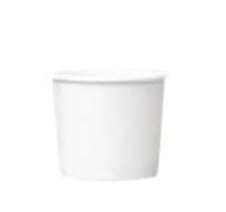 Eco Friendly Round Shape Disposable Plain White Paper Cup