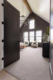 Lowe's® has everything you need to find the paint colors and finishes for your project. Sherwin Williams Sw 7069 Iron Ore Black Double Doors In Sherwin Williams Sw 706 Modern Farmhouse Master Bedroom Modern Farmhouse Bedroom Black Modern Farmhouse