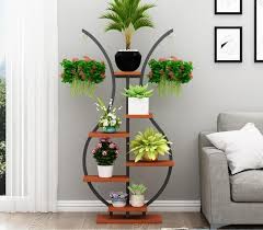 Floral Flower Shelf Balcony Shelf Living Room Simple Decorative Vase Flower Shelf Indoor Balcony Flower Pot Rack Plant Shelves Aliexpress Plant Decor Indoor House Plants Decor House Interior Decor