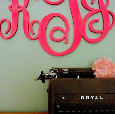 First, their size is really generous. Stylish Monogrammed Wall Decor