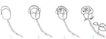 J'ai voulu savoir comment dessiner une rose et j'ai trouvé un tuto très intéressant sur le net, en voici les bases: Comment Dessiner Une Rose Crayons Et Pinceaux