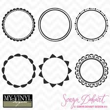 Sdd011 Circular Frames Svg Files For Cricut Svg Shapes Cricut Svg