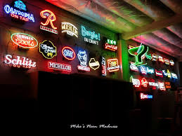 Mikes S Neon Madness Part Of Vintage Neon Beer Sign Collection Neon Beer Signs Neon Miller Beer