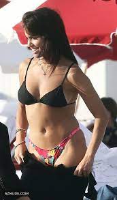 Lali Esposito sexy seen relaxing on the beach in Miami (23.02.2019) - AZNude