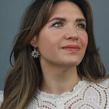 Mother of Pearl Daisy Earrings