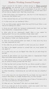 Shadow Working Journal Prompts Shadow Work Shadow Work Spiritual Spiritual Journals