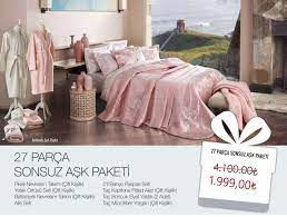 tac sonsuz ask ceyiz paketi pudra yatak pudra tac