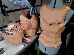 Rough pattern of my leather armor. No 1 Fantasy Female Breastplate Pattern Prince Armory