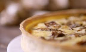 James Martin Mushroom Tart Recipe On James Martin S French Adventure Mushroom Tart Tart Recipes James Martin Recipes