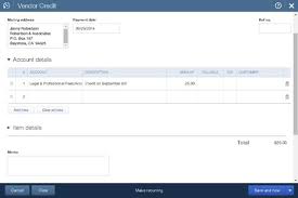 Navigate to the credit card register How To Record A Vendor Credit In Quickbooks Online Dummies