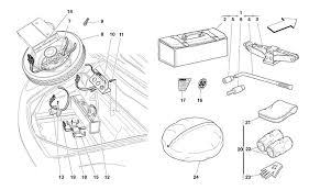 Maybe you would like to learn more about one of these? Algar Ferrari Parts 360 Spider Table 59 Spare Wheel And Equipment Optional