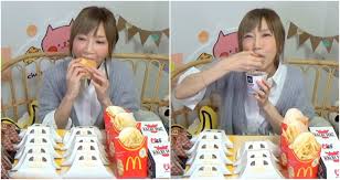 It's the most wonderful time of the year! Japanese Woman Easily Eats 10 000 Calories Of Mcdonald S For Thanksgiving