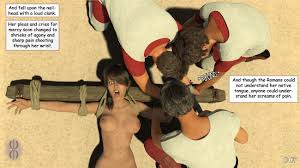 Provocative Roman crucifixion - Samaritan porn comics
