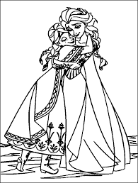 Elsa est une princesse de disney appartenant au célèbre film reine des neiges (frozen). Coloriage De Anna Et Elsa