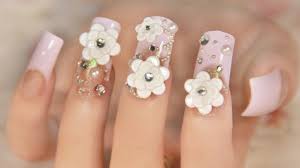 Últimos diseños de uñas decoradas. Como Hacer Unas Con Flores 3d Paso A Paso