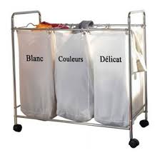 Bac A Linge 3 Compartiments Nova Panier A Linge Panier A Linge Sur Roulettes Linge