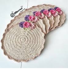 Sufle Guzel Olmus Sousplat Croche Suplat De Croche Supla De Croche