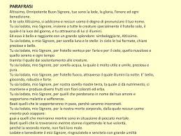 Ppt San Francesco D Assisi E Il Cantico Delle Creature Powerpoint Presentation Id 3176377