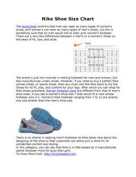 nike shoe size chart by mysoesspot issuu