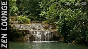Sleep With Relaxing Waterfall Sound From Japanese Zen Garden Zen Loung Waterfall Sounds Japanese Zen Garden Zen Garden