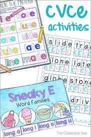 Cvce Activities Sneaky E Magic E 1st And 2nd Grade Phonics Includes Worksheets An Assessment And Phonics Teaching Phonics Kindergarten Reading Centers