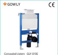 Top Push Double Flush Ultra-Low Mechanical Concealed Embedded Toilet Water  Tank