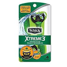 Schick | free your skin™. Schick Xtreme 3 Comfort Plus Sensitive Skin Einwegrasierer 4 Stuck