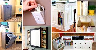 The box should slide up and down within the studs freely. 41 Mind Blowing Hidden Storage Ideas Making A Clever Use Of Your Household Space Cute Diy Projects