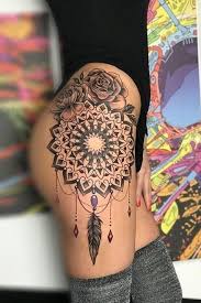 70 Beautiful Thigh Tattoos For Women Designs 2020 Tattoos For Girls In 2020 Hip Thigh Tattoos Tattoos For Women Thigh Tattoo Designs