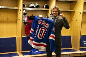 Browse the latest artemi panarin jerseys and more at fansedge. Artemi Panarin Unveils His New Rangers Jersey Battle Of Hudson