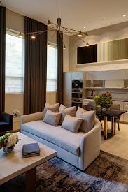 Wondering which coffee table size will fit best in your living room? Downtown Chicago Apartment Contemporary Living Room Chicago By Cme Interiors