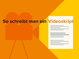 Stellt den schulungsnachweis nach dem muster gemäß anhang iii kapitel iii aus. Tipps Zum Schreiben Eines Videoskripts Mit Gratis Muster