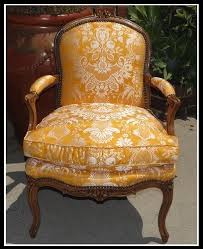 Antique Louis Xv French Provincial Fruitwood Fauteuil Arm Chair Scalamandre French Furniture Chair Dining Chairs For Sale