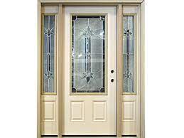 Entry doors with glass panels instantly create a decorative appearance and allow more light into your home, and you can choose characteristics, like beveled or stained glass, for extra flair. Decorative Glass Exterior Doors Archives Builders Surplus