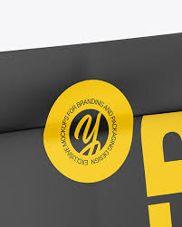 Download Paper Food Bag Mockup In Bag Sack Mockups On Yellow Images Object Mockups